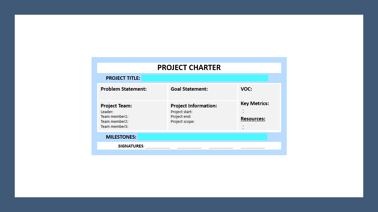 Project Charter