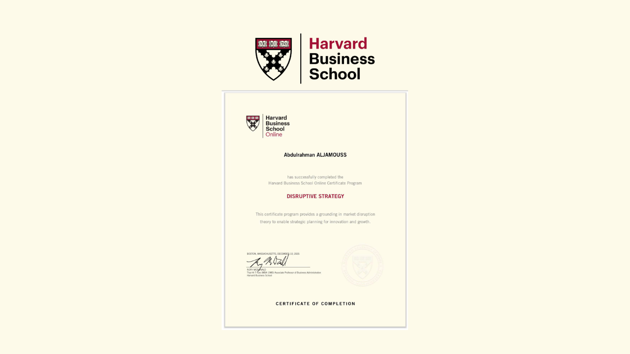 New Achievement in Strategy from Harvard Business School