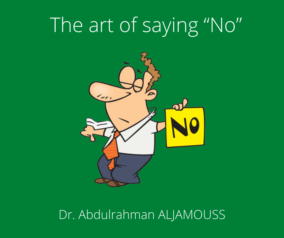 The art of saying NO nicely