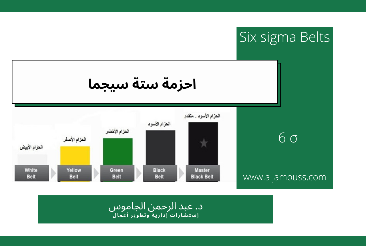 أحزمة ستة سيجما Six sigma Belts